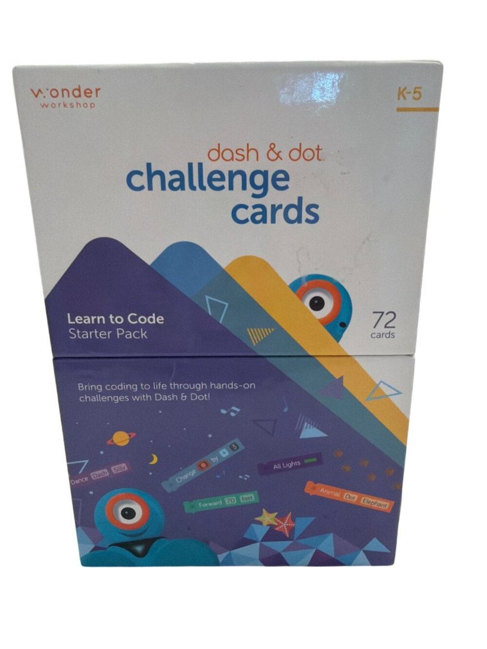 Dash & Dot Challenge Cards Starter Pack Learn To Code 72 Cards K-5 Coding Activi